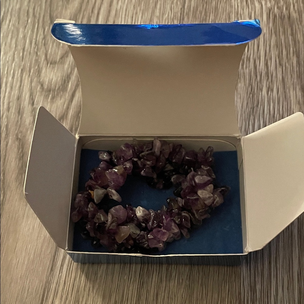 Avon Purple Gemstone Bracelet